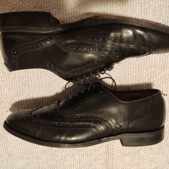 Allen Edmonds Chester Leather Wingtip VTG M9D READ - Picture 6 of 8